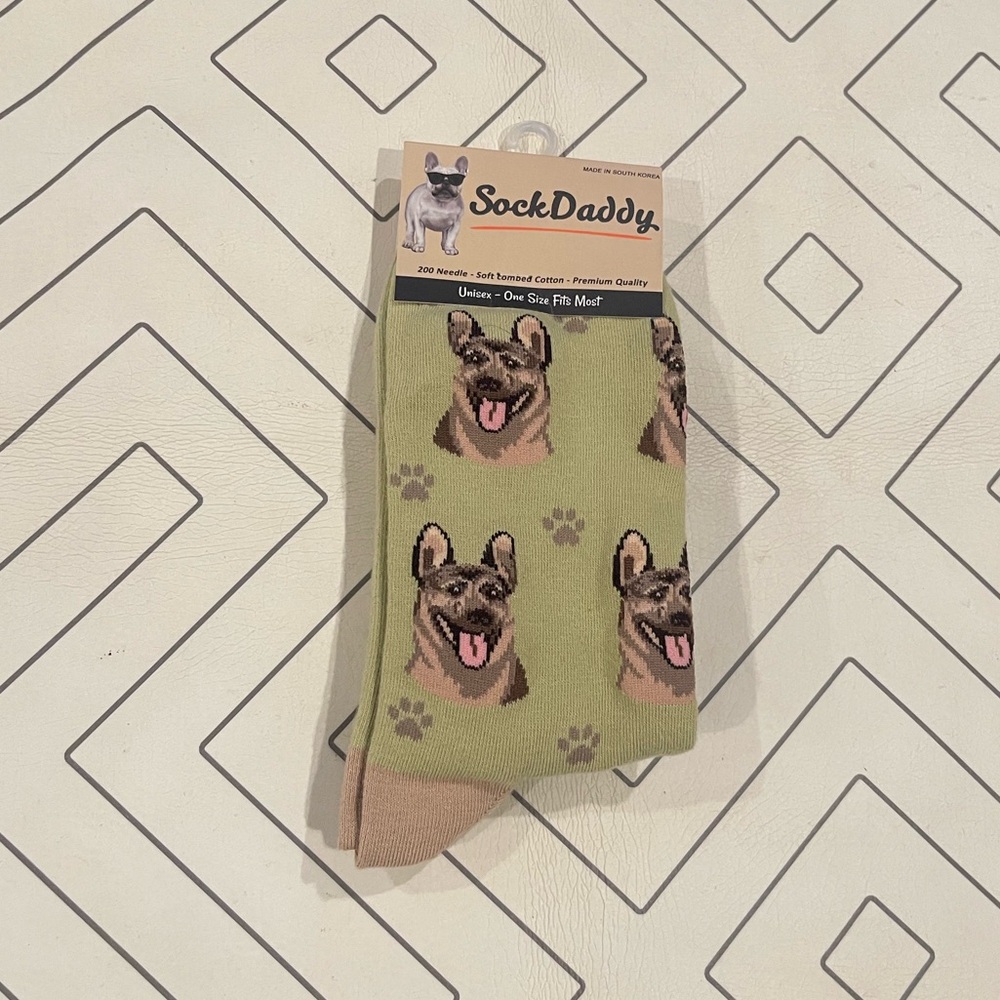 NWT Sock Daddy German Shepherd Socks